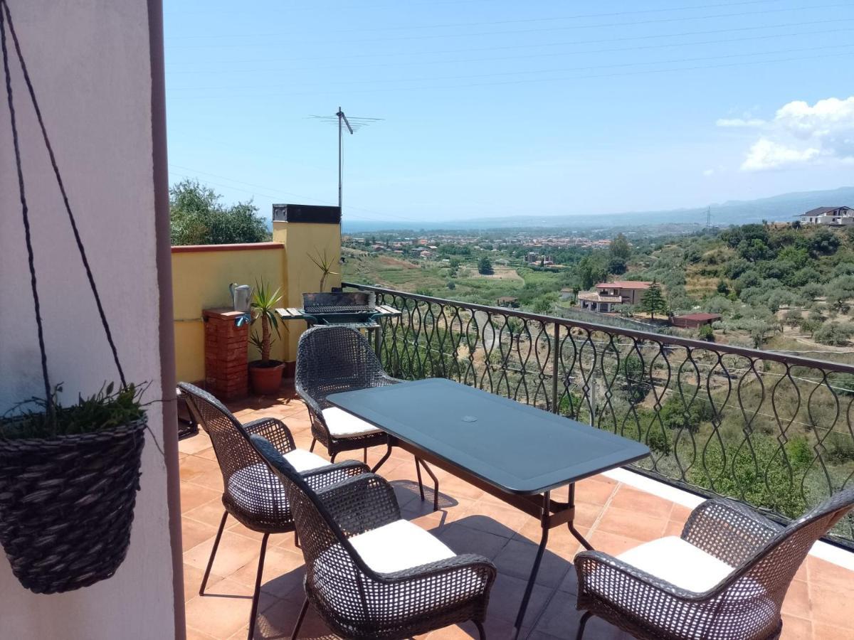 Flat With Panoramic Terrace And Private Pool Mt5X3 Apartment Taormina Luaran gambar