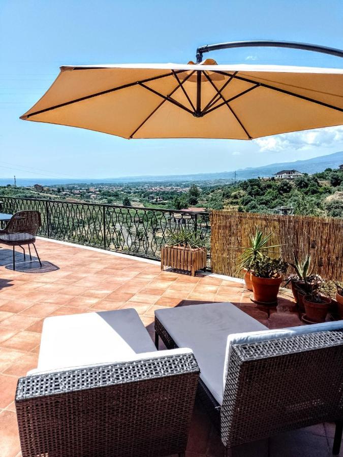 Flat With Panoramic Terrace And Private Pool Mt5X3 Apartment Taormina Luaran gambar